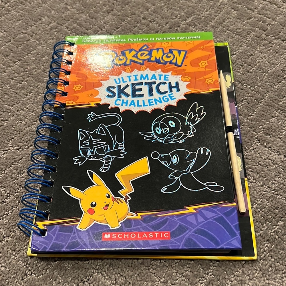 Pokémon Ultimate Sketch Challenge Scratch Notebook